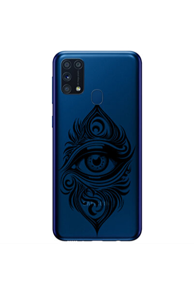 Other Samsung M31 Eye patterned drawing Transparent Silicone TPU Θήκη