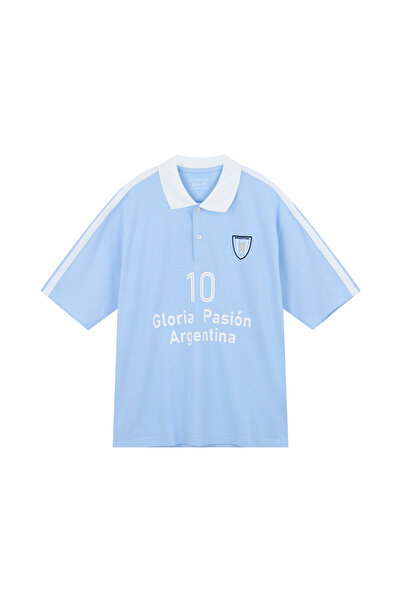 Giordano Men Slim Cotton Lycra World Cup Embroidered Polo