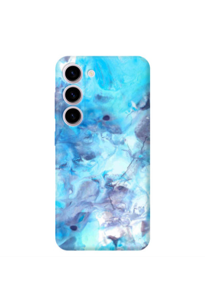 Other Samsung S23 Plus Marble Clouds Transparent Silicone TPU Θήκη
