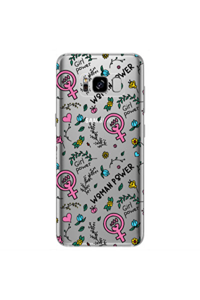 Other Samsung S8 Plus Woman Power Transparent Silicone TPU Θήκη