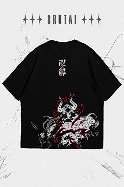 Brutal Dept. Bleach Ichigo Vasto Lorde Printed Oversize Unisex Anime T-Shirt