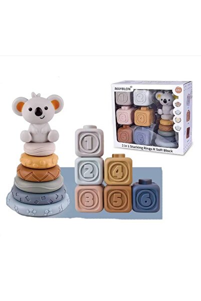 OEMS Sensory Assembly Toy with Soft Blocks 2X1