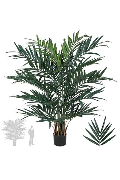 Roberto Rossi Palmier artificial H210cm Kentia cu 24 frunze