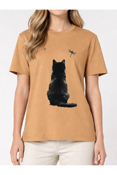 Cu Pisici Premium Organic Cotton T-Shirt -Zen Cat, Unisex