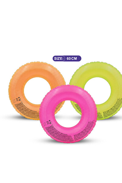 iTajir 60cm Inflatable Round Swimming Ring Toy in Summer Colorful Colors for ...