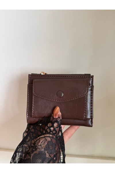 lalettobags Women's Snap Detailed Wallet