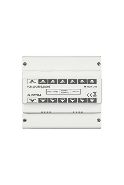 Electra Video distribution box 10 outputs for EXPERT, G3 - VCB.10DR03.ELG05