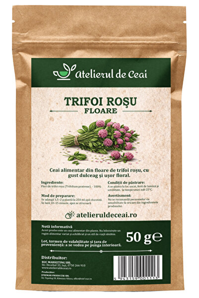 atelierul de ceai Ceai de flori de trifoi roșu