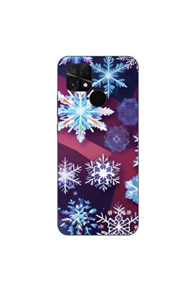 OEM Case compatible with Xiaomi Poco C40 Silicone Gel Tpu Snowflake Pattern
