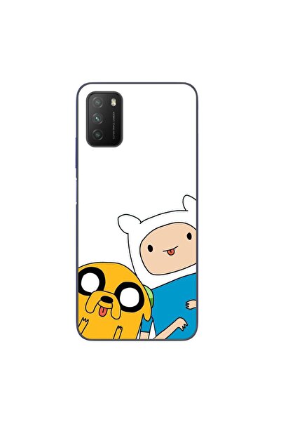 OEM Husa compatibila cu Xiaomi Poco M3 Silicon Gel Tpu Model Finn and Jake To...