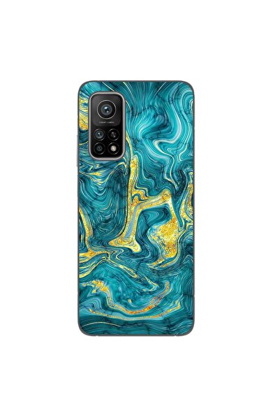 OEM Калъф, съвместим с Xiaomi Mi 10T Pro 5G, силиконов гел TPU, с абстрактен ...