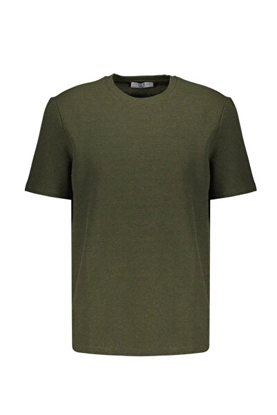 SÜVARİ Waffle Sıfır Yaka Erkek T-shirt Sts1014000001