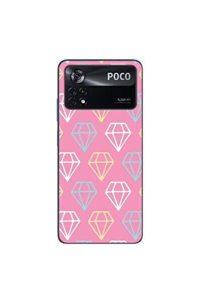 OEM Case compatible with Xiaomi Poco X4 Pro Silicon Gel Tpu Model Diamond Pat...