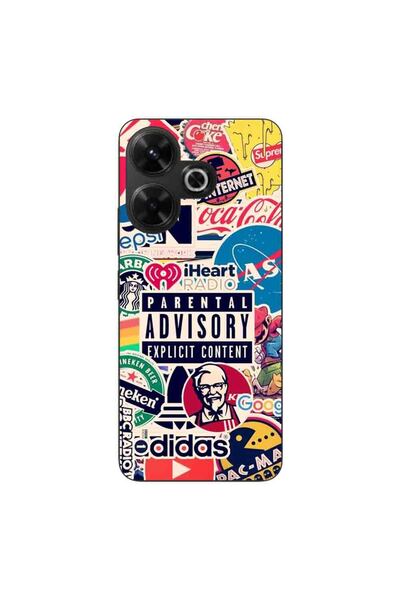 OEM Husa compatibila cu Xiaomi Redmi 13 4G Silicon Gel Tpu Model Pop Art Brands