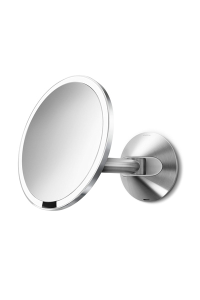 Simplehuman Oglindă cosmetică iluminată, montată pe perete, Simplehuman, din ...