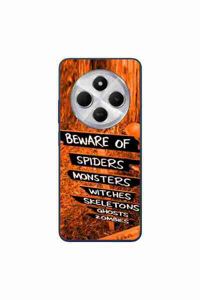 OEM Case compatible with Xiaomi Redmi 14C Silicone Gel Tpu Pattern Halloween ...