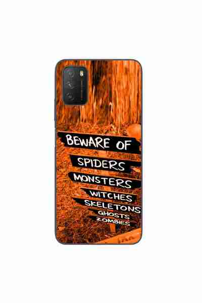 OEM Case compatible with Xiaomi Poco M3 Silicone Gel Tpu Pattern Halloween Be...