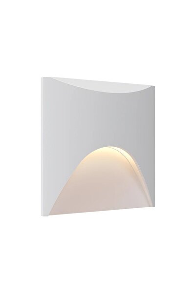 Braytron VEKSUS WHITE SQUARE LED SPOT FOR STEPS-3W-3000K IP65 STEP LIGHT