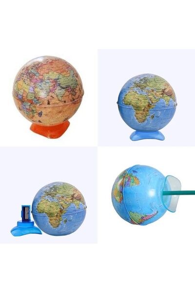 cagdaskids Gürbüz Globe Kalemtraş Küre çap: 10 Cm , 2 adet