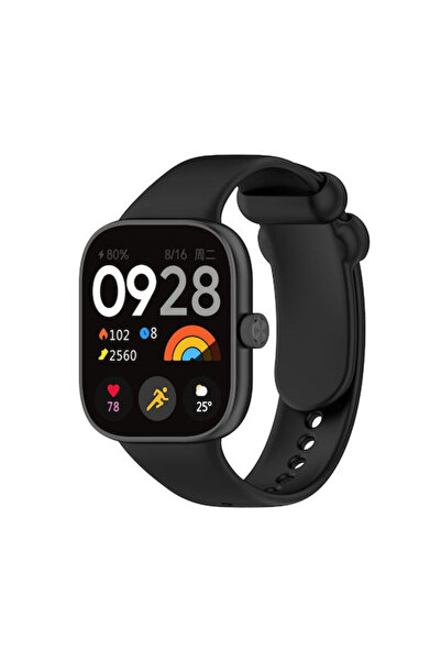 OEM Μονόχρωμο λουράκι σιλικόνης μαύρο (Redmi Watch 4 / Redmi Watch 5)