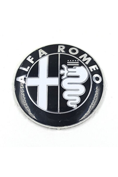 OEM Αυτοκόλλητο σήμα Alfa Romeo 7,4 εκ. για πορτμπαγκάζ αυτοκινήτου σε μαύρο ...