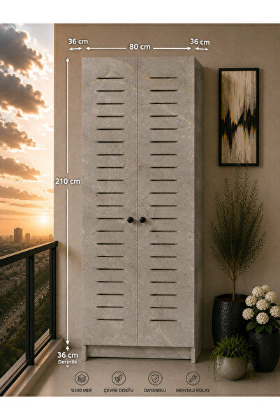 rafineritasarım FLOWER DOLAP,ÇOK AMAÇLI KOMBİ DOLABI,BALKON DOLABI,KİLER DOLABI