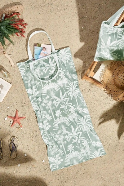 Özdilek Palm Beach Beach Towel with Bag 70X140 cm