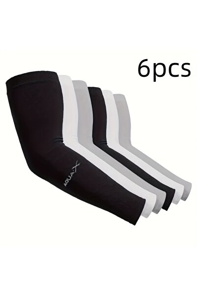Choice 6PCS 2/6pcs Ice Sleeves Summer Ice Silk UV Protection Sunscreen Sleeve...