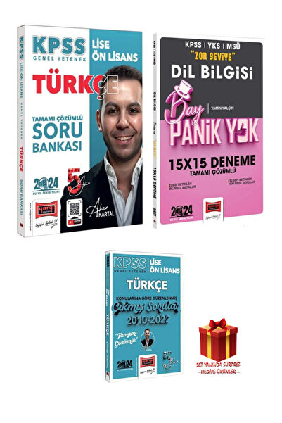 Yargı Yayınları KPSS Lise-Önlisans Türkçe Soru Bankası/Dil Bilgisi Panik Yok ...