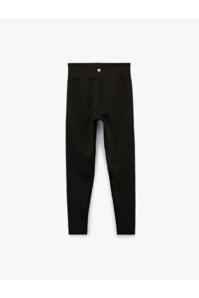 Koton Yüksek Bel Slim Fit Kemer Detaylı Spor Tayt