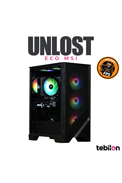 TEBİLON UNLOST ECO-AMD RYZEN 7500F-MSI RTX 5060TI 8GB -MSI A620-16GB-500GB SS...