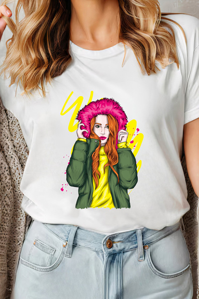 Sarah's Boutique Women's T-shirt – 100% cotton – Winter Girl