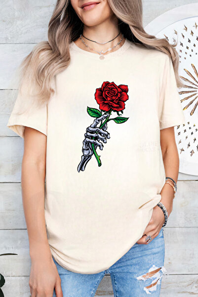 Sarah's Boutique Women's T-shirt – 100% cotton – Dark Rose