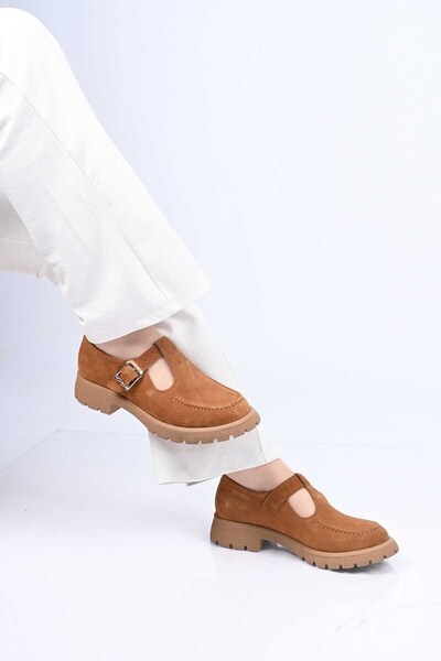 Bestello Laceless Belt Buckle Thermo Sole Genuine Leather Casual 345-4223 Wom...