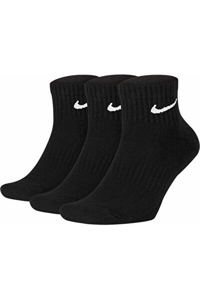 Nike Καθημερινές Αντικραδασμικές Αθλητικές Κάλτσες Μαύρες 3 Ζευγάρια