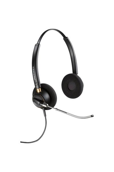 Poly Căști cu fir Plantronics EP520V pentru Call Center, Stereo 3.5mm, VoiceT...