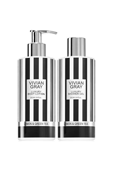 Vivian Gray Set cadou Lemon & Green Tea, Unisex, Gel de dus, 250 ml + Lotiune...
