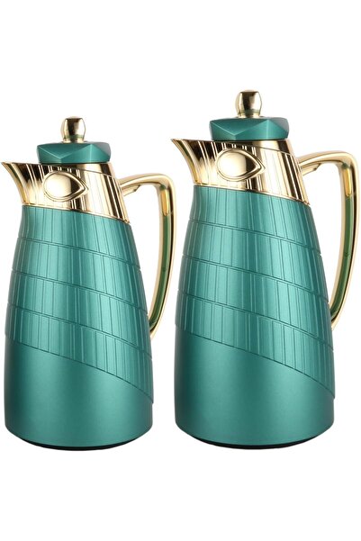 ALSAIF Insulated Tea and Coffee Pot Set, 2 Pieces, Size: 0.7 / 1.0 Liter, Col...