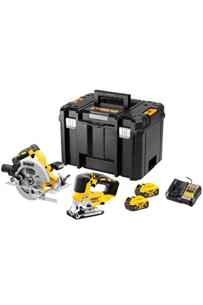 Dewalt DCK2012P2T 18V XR Saw Kit DCS570N+DCS334N, 2x5Ah, Charger, TSTAK