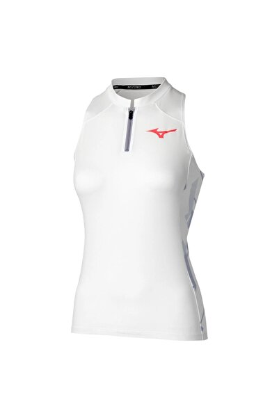 MIZUNO Tricou de damă Daybreakers imprimat FW 2025 Alb/Albastru-XS