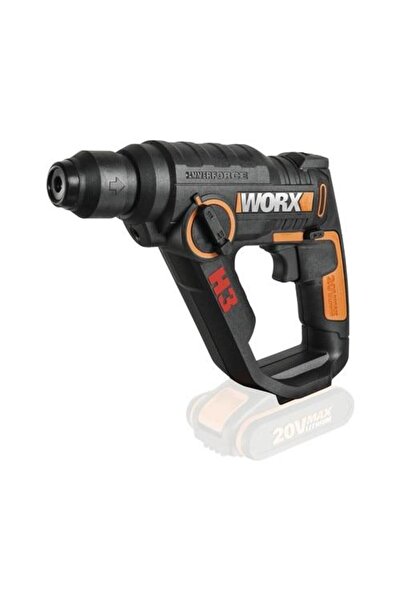 WORX WX390.9 H3 20V Max Ασύρματο Περιστροφικό Πιστολέτο, 1.2J, SDS-Plus, Σκέτ...