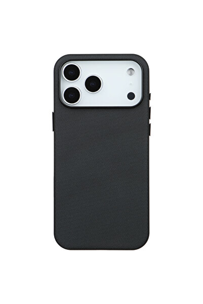 Casen iPhone 17 Pro Max Siyah Renk Gizli Magsafe Destekli Mikro Kabartma Doku...