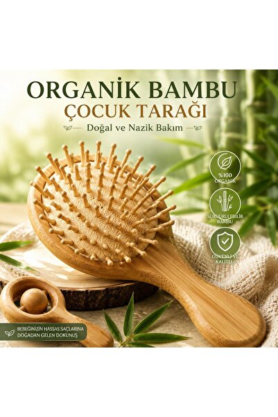 PİRAYE AKSESUAR Bambu Çoçuk Tarağı • Doğal Bambu Çoçuk Tarağı • Çocuk Tarağı ...