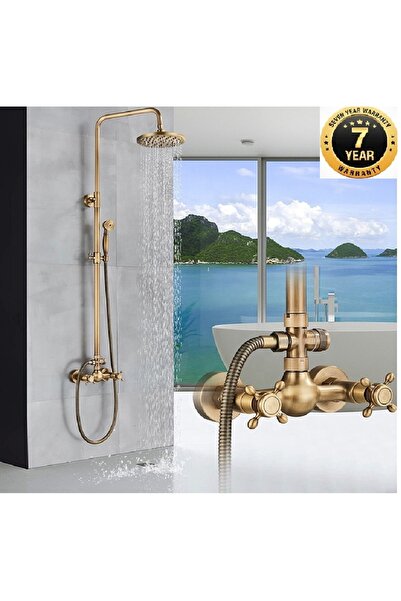 OEM Banyo Bataryası Duş Seti Özel Tasarım Ayak Duş Gagasız Yeni Model Antik 7...