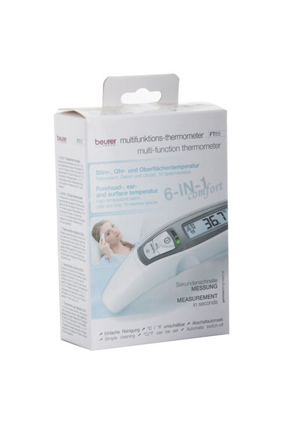Beurer ميزان حرارة رقمي للأذن والجبهة طراز FT65