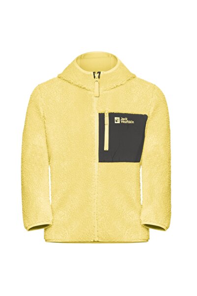 Jack Wolfskin Hanorac pentru copii Ice Curl FW 2025-Galben-176