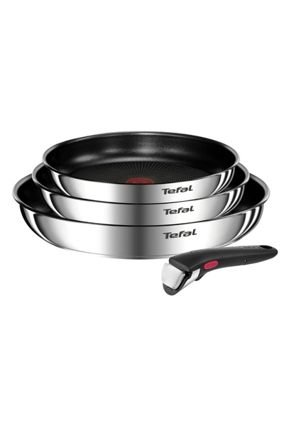 TEFAL Set de 4 piese Ingenio Emotion L897S455, tigăi 22/24/28 cm, mâner detaș...
