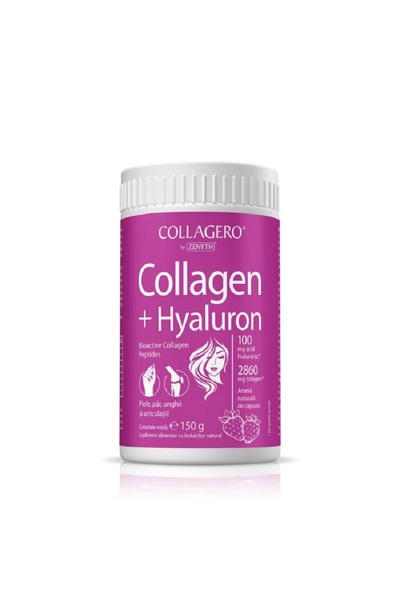 Zenyth Pharmaceuticals Collagen + Hyaluron 150g pulbere