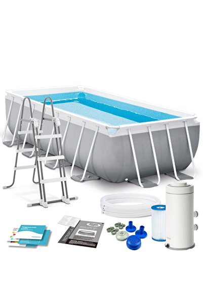 Intex Piscină de grădină cu cadru 400 x 200 x 100 cm 4-în-1 26788