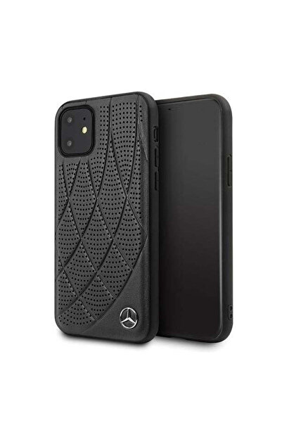 MERCEDES Husă Benz, Apple iPhone 12 Mini, suport din piele R, negru